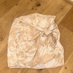 Zara knot mini skirt